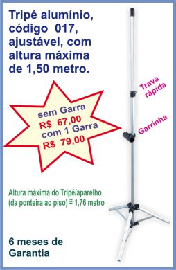 Porta-Banner Tripé código 017 - Perfeito para Banners com altura até 1,55 metro