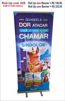 Porta-Banner Roll Up 029 - Ultra Forte !